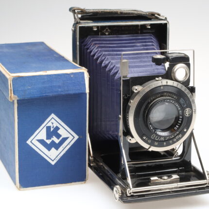 KW Dresden Patent Etui Blau Blue 6,5x9