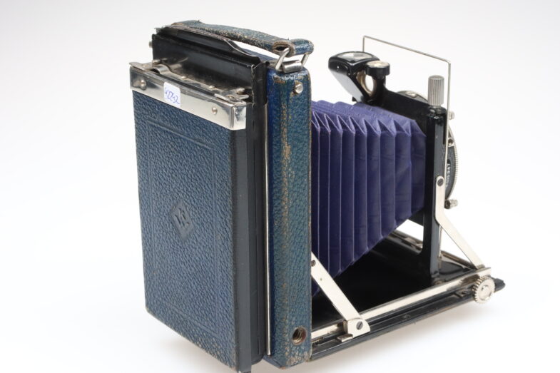KW Dresden Patent Etui Blau Blue 6,5x9 Tessar 12cm f4,5 extrem RARE 92292 - Image 6