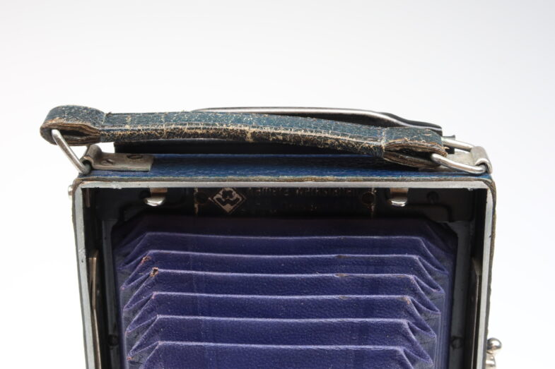 KW Dresden Patent Etui Blau Blue 6,5x9 Tessar 12cm f4,5 extrem RARE 92292 - Image 9