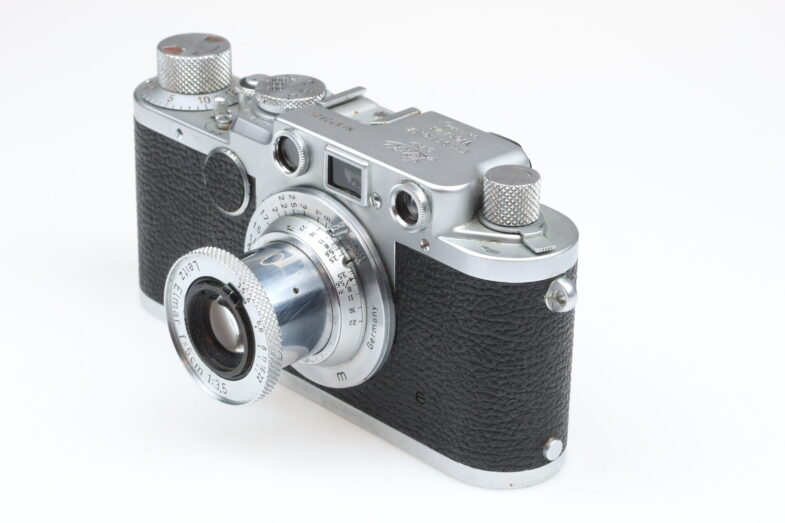 Leica IIF Kamera Camera mit Elmar 5cm f3.5 Objektiv Lens Leitz 99235 - Image 3
