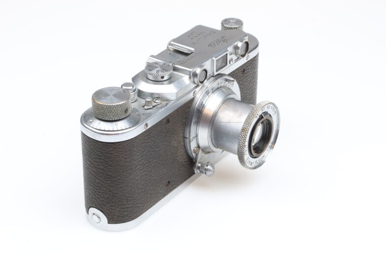 Leica II Kamera Camera mit chrome Elmar 5cm f3.5 Objektiv Lens Leitz 99236 – Bild 2