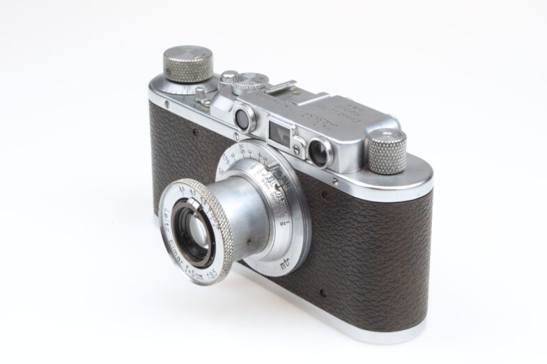 Leica II Kamera Camera mit chrome Elmar 5cm f3.5 Objektiv Lens Leitz 99236 – Bild 3