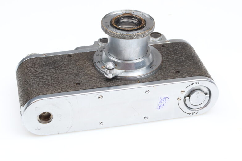 Leica II Kamera Camera mit chrome Elmar 5cm f3.5 Objektiv Lens Leitz 99236 – Bild 6