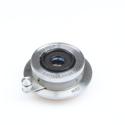 Leica Elmar 3,5cm f3.5 chrome Objektiv lens M39 Anschluss mount Leitz