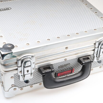 Rimowa Tropicana Fotokoffer Koffer Metall silber chrome 36x30x16