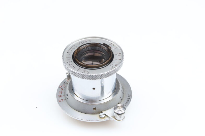 Leica Elmar 5cm f3.5 red scale Objektiv lens M39 Anschluss mount Leitz 99291 - Image 5