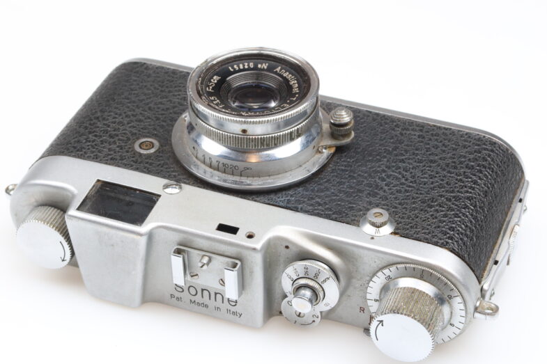 Gatto Sonne Kamera Camera Elionar 5cm f3.5 Objektiv 99321 Leica Copy RARE – Bild 7