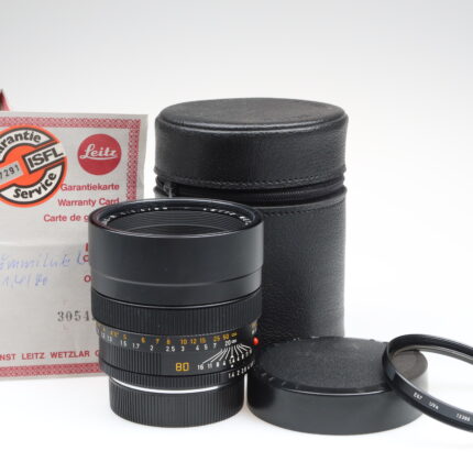 Leica Summilux R 80mm f1.4 E67 Objektiv Lens Leitz Wetzlar