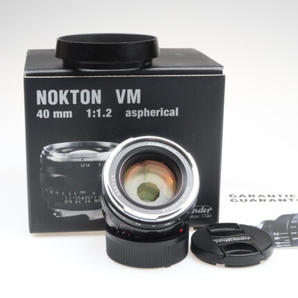 Voigtländer Nokton VM 40mm f1.2 ASPH Objektiv