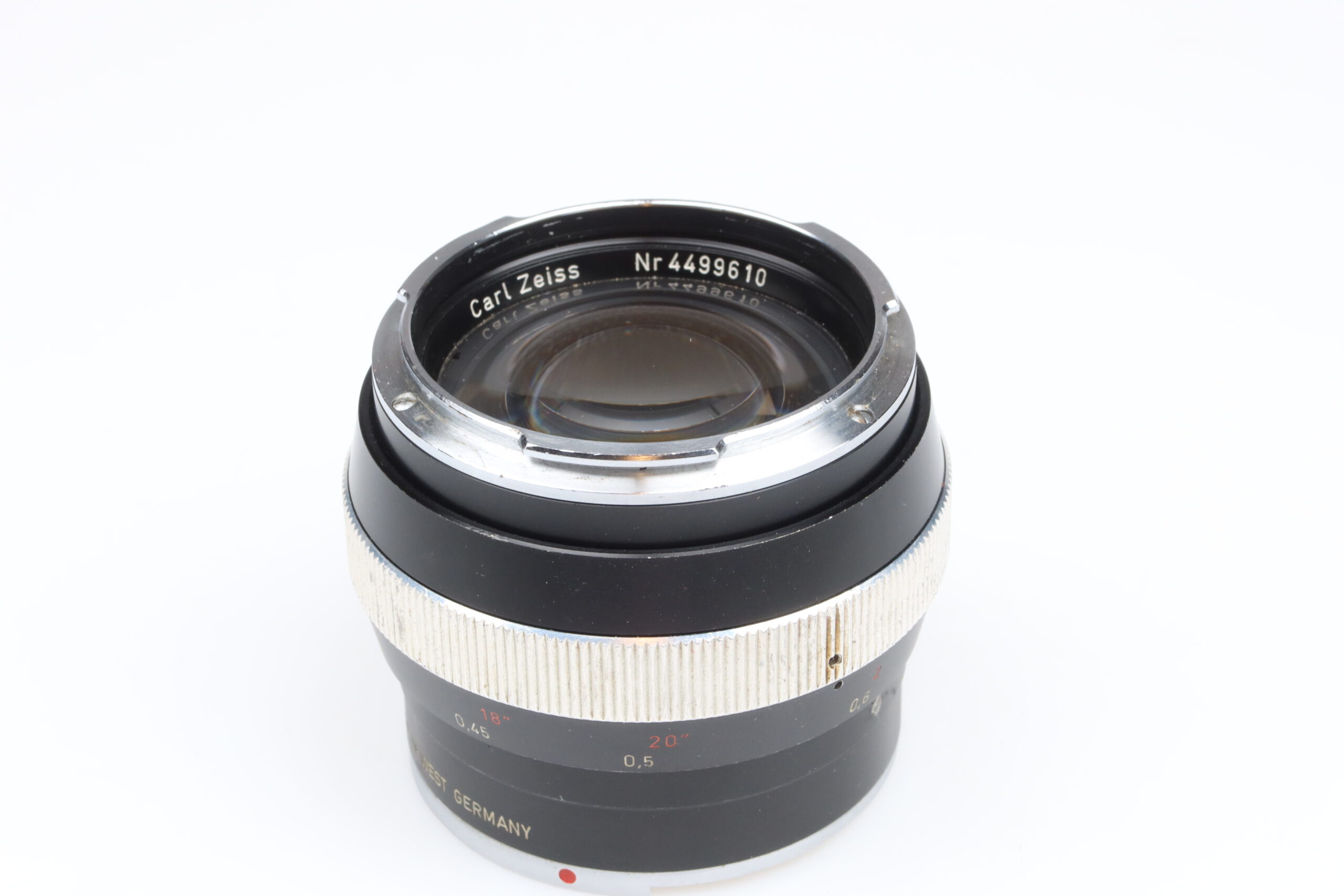 IMG_8280 Carl Zeiss Planar 55mm f1.4 Objektiv Contarex Anschluss mount