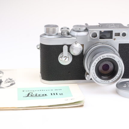 Leica III g IIIg Kamera Camera Elmar 5cm f2.8 Objektiv lens Leitz