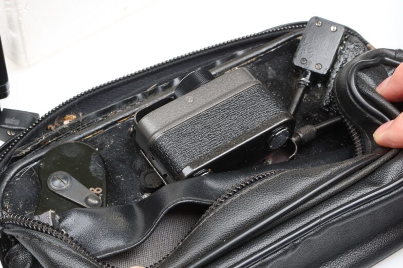 Krasnogorsk F-21 NYLON STASI Kamera mit Herrenhandtasche RARE 99307 - Image 4