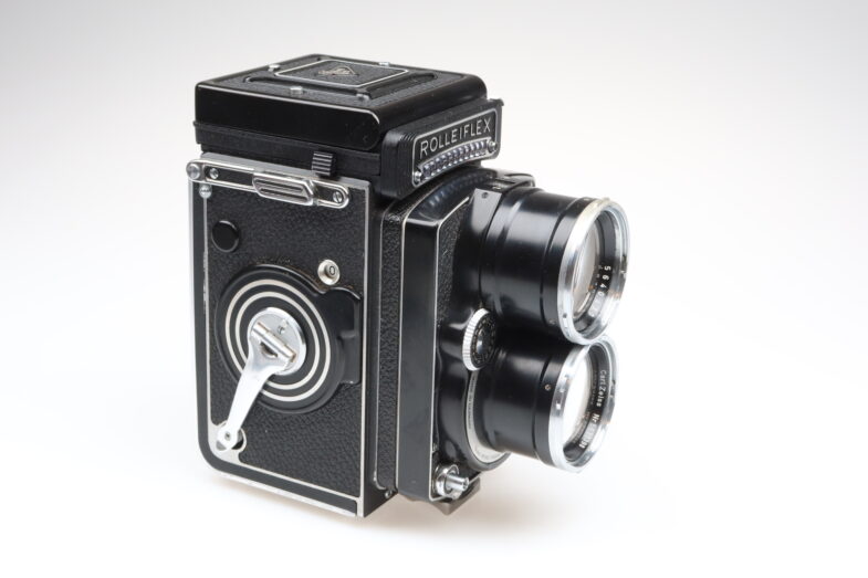 Tele Rolleiflex White Face Kamera Sonnar 135mm f4 lens 99xxx RARE near mint – Bild 3