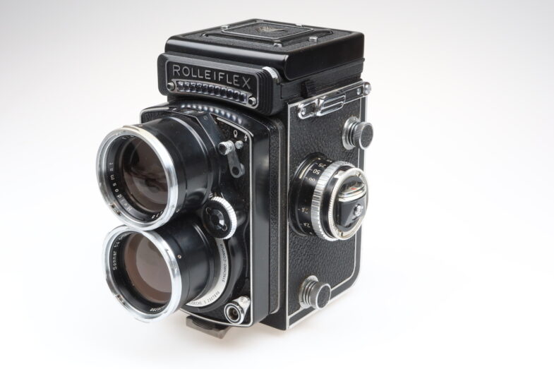 Tele Rolleiflex White Face Kamera Sonnar 135mm f4 lens 99xxx RARE near mint – Bild 4