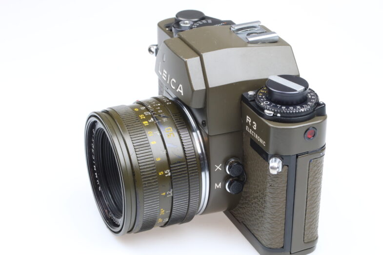 Leica R3 Electronic Safari grün Kamera Summicron R 50mm f2 lens Leitz 99374 – Bild 3
