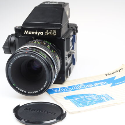 Mamiya 645 Super Kamera camera Sekor Macro C 80mm f4 Objektiv