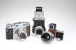Voigtländer Prominent Kamera Ultron 50mm f2 Skoparon 35mm f3.5 Objektiv Telomar 100mm f5.5