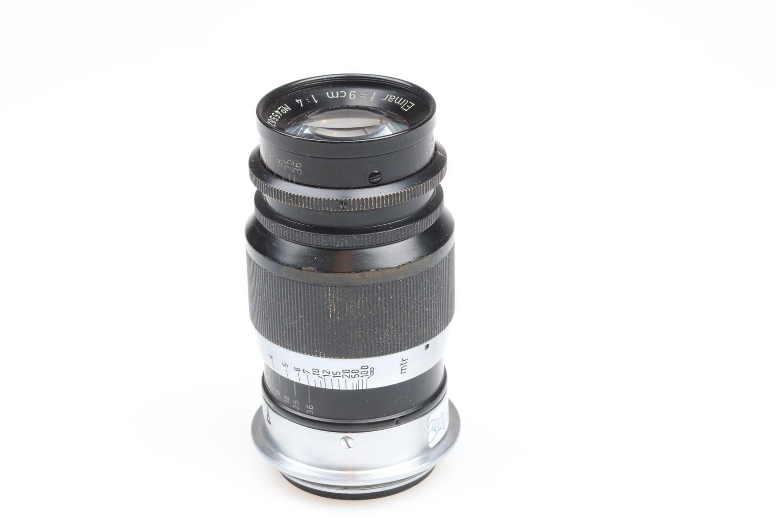 IMG_0099 Leica Elmar 9cm 90mm f4 black chrome lens M39 mount Leitz