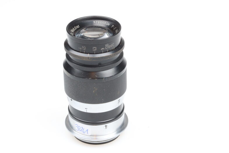 Leica Elmar 9cm 90mm f4 black chrome lens M39 mount Leitz 99261 - Image 3