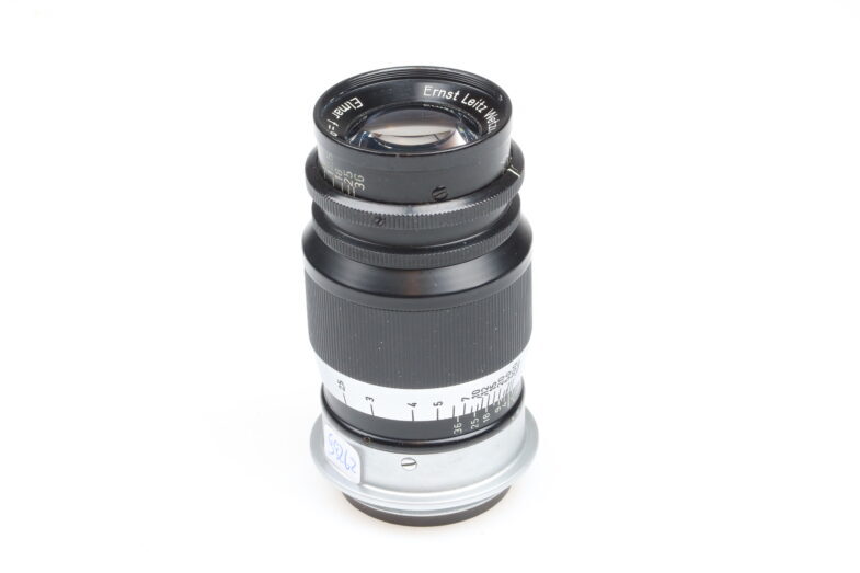 Leica Elmar 9cm 90mm f4 black chrome lens M39 mount Leitz 99262 - Image 2