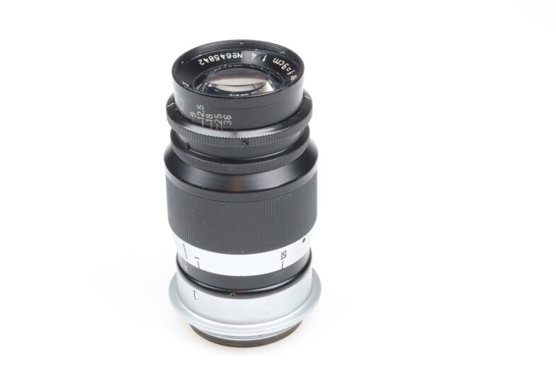Leica Elmar 9cm 90mm f4 black chrome lens M39 mount Leitz 99262 - Image 4