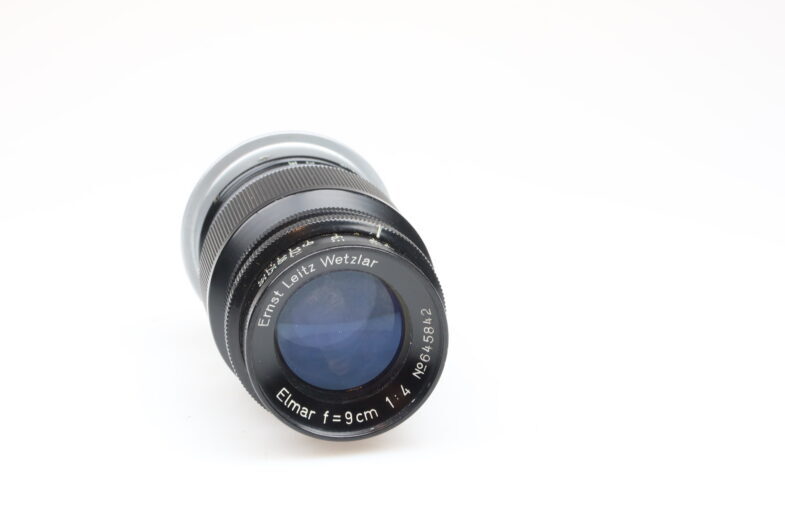 Leica Elmar 9cm 90mm f4 black chrome lens M39 mount Leitz 99262 - Image 5
