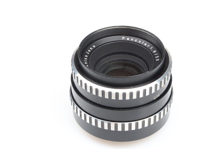 Carl Zeiss Pancolar Zebra 50mm f1.8 Objektiv lens M42 Anschluss mount 99433 - Image 2