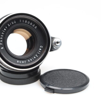 Carl Zeiss Pancolar 50mm f2 Objektiv lens Exa Anschluss mount
