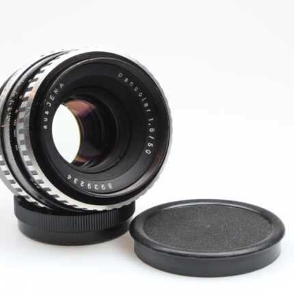 Carl Zeiss Pancolar Zebra 50mm f1.8 Objektiv lens M42 mount
