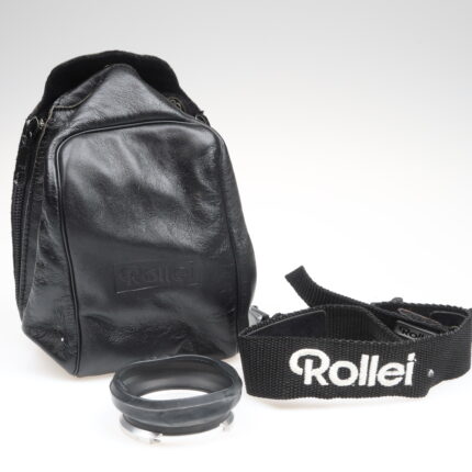 Rolleiflex 2.8G Tasche Leder Case Tragriemen Sonnenblende
