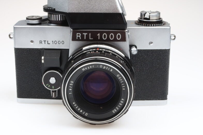 Exakta RTL 1000 Kamera Meyer Oreston 50mm f1.8 Objektiv 99453 near mint – Bild 3