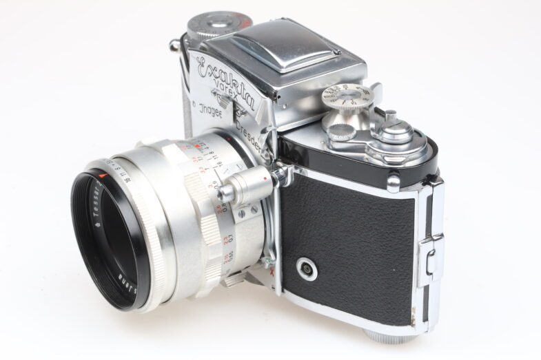 Exakta Varex Kamera Zeiss Tessar 50mm f2.8 Objektiv 99479 near mint – Bild 4