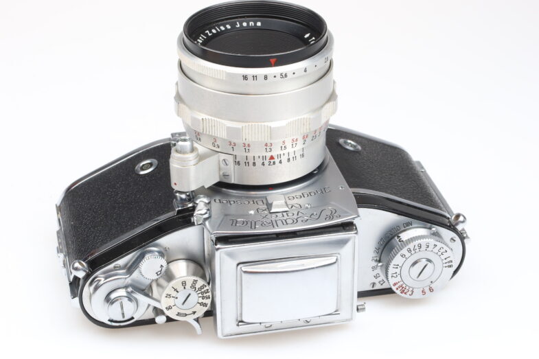 Exakta Varex Kamera Zeiss Tessar 50mm f2.8 Objektiv 99479 near mint – Bild 6