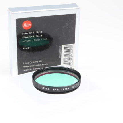Leica UV IR Filter E46 13411 für Leica M8 schwarz Leitz
