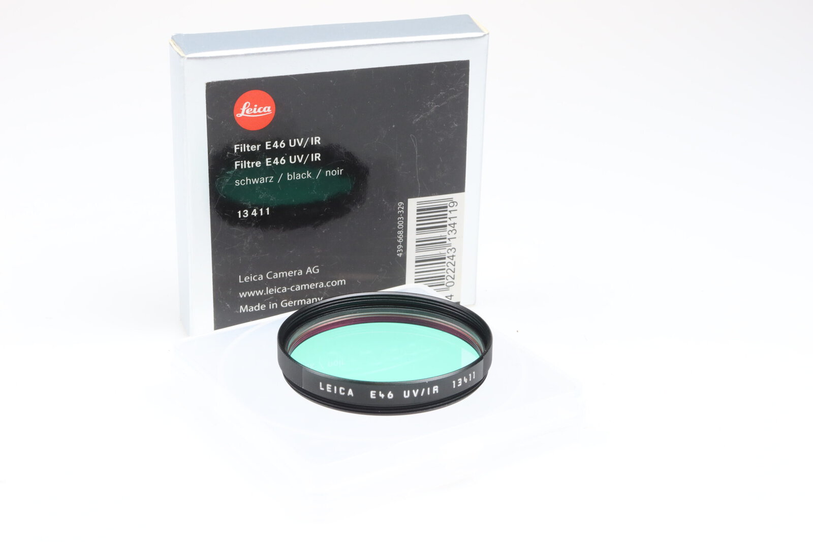 IMG_9251 Leica UV IR Filter E46 13411 für Leica M8 schwarz Leitz