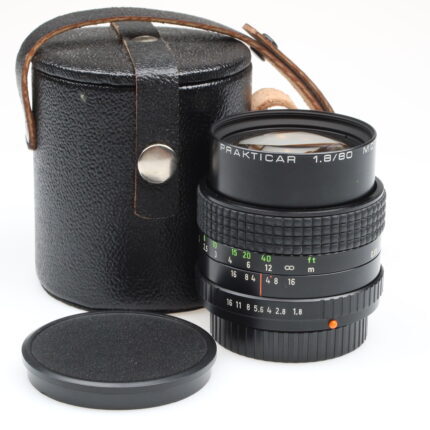 Prakticar 80mm f1.8 MC Objektiv Lens Carl Zeiss Pancolar