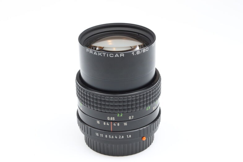 Prakticar 80mm f1.8 MC Objektiv Lens Carl Zeiss Pancolar 99400 near mint – Bild 3