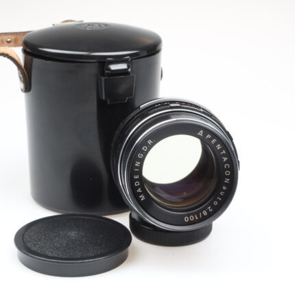 Pentacon auto 100mm f2.8 Objektiv lens Exa Anschluss mount