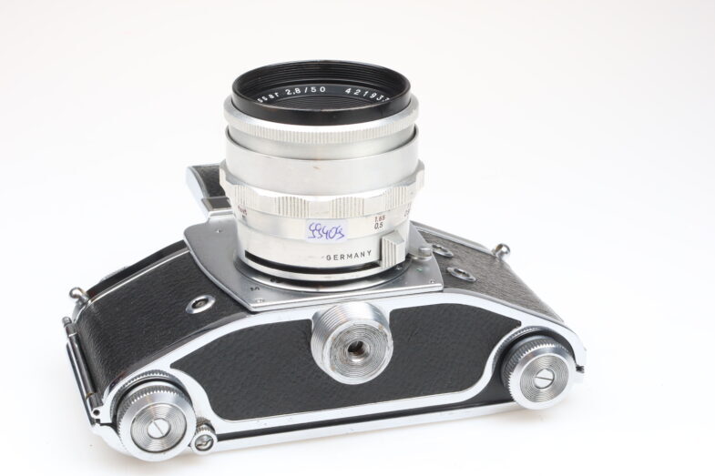 Exakta Varex IIa Kamera Camera Zeiss Tessar 50mm f2.8 Objektiv lens 99409 - Image 9
