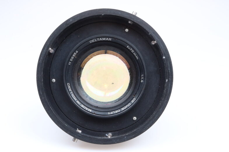 Deltamar 70mm 1.6 De oude Delft Objektiv lens NATO 89218 DEFEKT – Bild 6