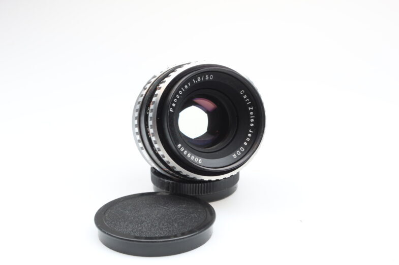 Carl Zeiss Pancolar Zebra 50mm f1.8 Objektiv M42 Anschluss mount