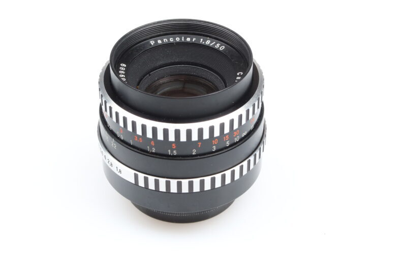 Carl Zeiss Pancolar Zebra 50mm f1.8 Objektiv M42 Anschluss mount 99432 - Image 2