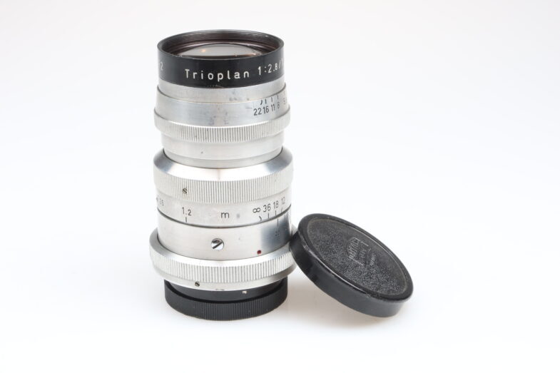 Meyer Optik Görlitz Trioplan 100mm f2.8 V lens early version Exakta
