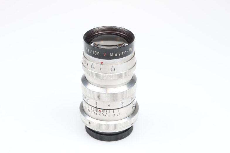 Meyer Optik Görlitz Trioplan 100mm f2.8 V lens early version Exakta 99424 – Bild 3