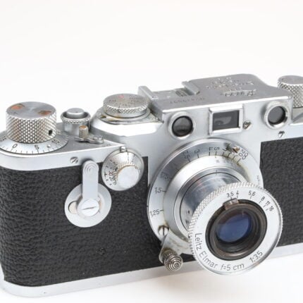 Leica IIIC Umbau III F IIIF Kamera Camera Elmar 5cm lens Leitz