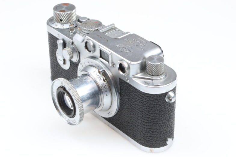 Leica IIIC Umbau III F IIIF Kamera Camera Elmar 5cm lens Leitz 99253 - Image 3
