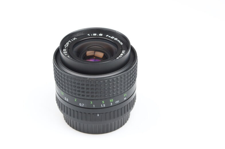 Meyer Optik Prakticar 28mm f2.8 lens PB B Mount 99425 near mint wie neu – Bild 3