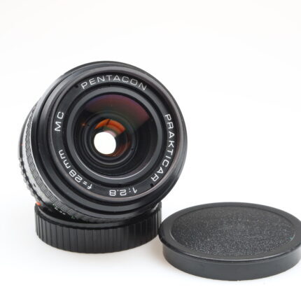 Pentacon Prakticar 28mm f2.8 MC lens PB B Mount