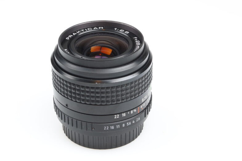 Pentacon Prakticar 28mm f2.8 MC lens PB B Mount 99417 near mint wie neu - Image 3