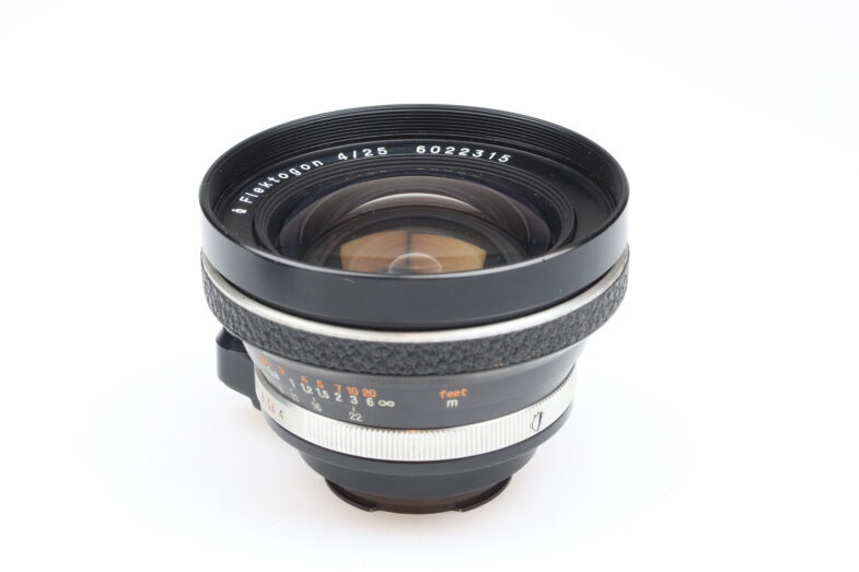 Carl Zeiss Flektogon 25mm f4 Zebra Objektiv lens Exa mount 99420 near mint - Image 5